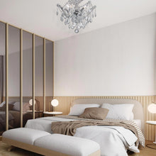 Load image into Gallery viewer, Maria Theresa Flush Mount Chandelier - Chrome Finish - W:40cm
