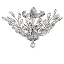 Load image into Gallery viewer, Willow Contemporary Leaf Flush Mount Chandelier- W:50cm H:28cm
