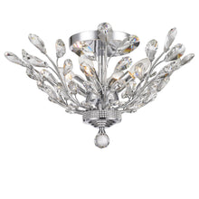 Load image into Gallery viewer, Willow Contemporary Leaf Flush Mount Chandelier- W:50cm H:28cm
