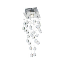 Load image into Gallery viewer, Square Cluster LED Crystal Chandelier - Width:20cm Height:60cm
