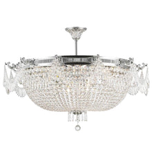 Load image into Gallery viewer, Regency Basket Chandelier - Chrome Finish - Flush Mount - W:100cm H:55cm
