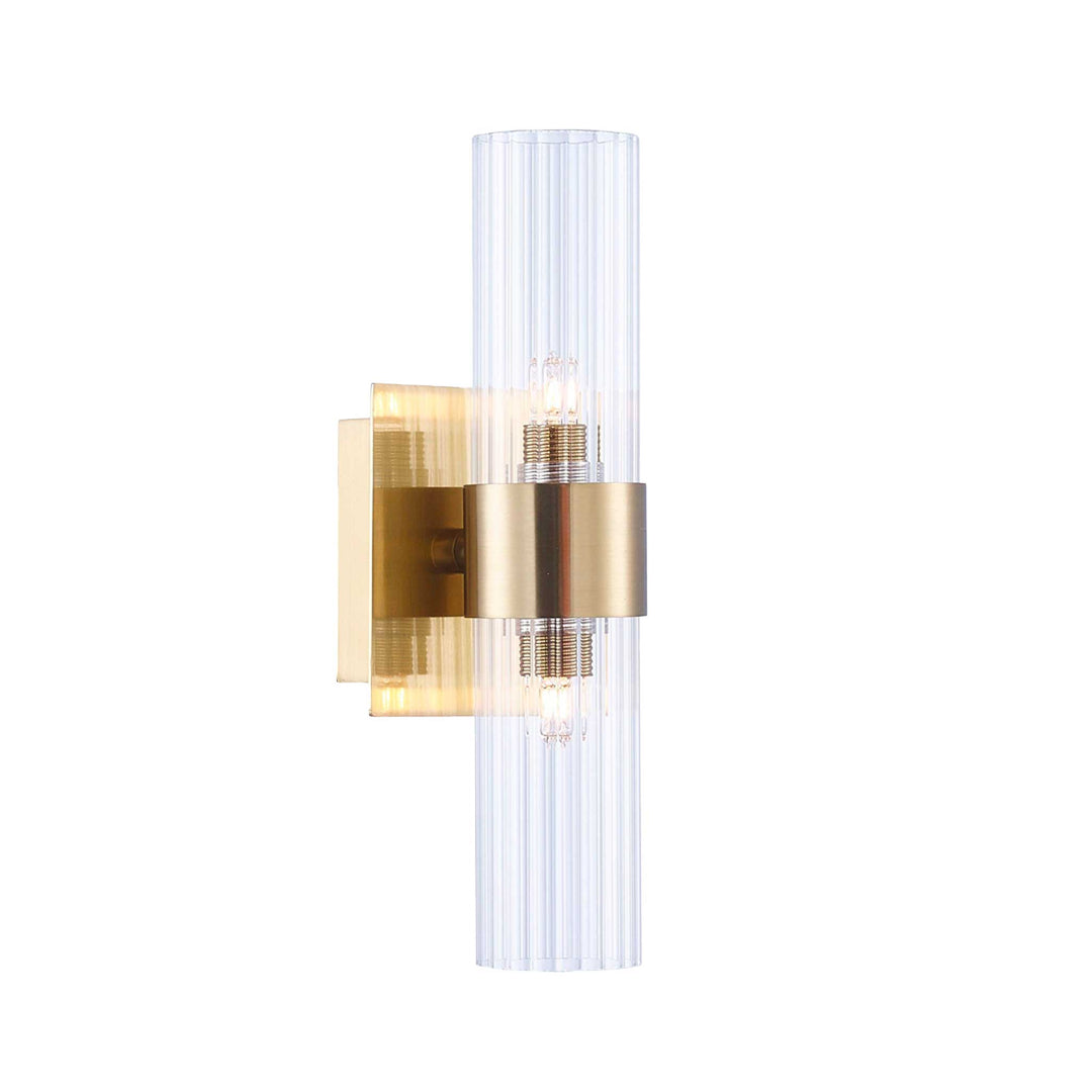 Provincial Collection Wall Sconce - Brass Finish - H:25cm - Designer Chandelier Australia