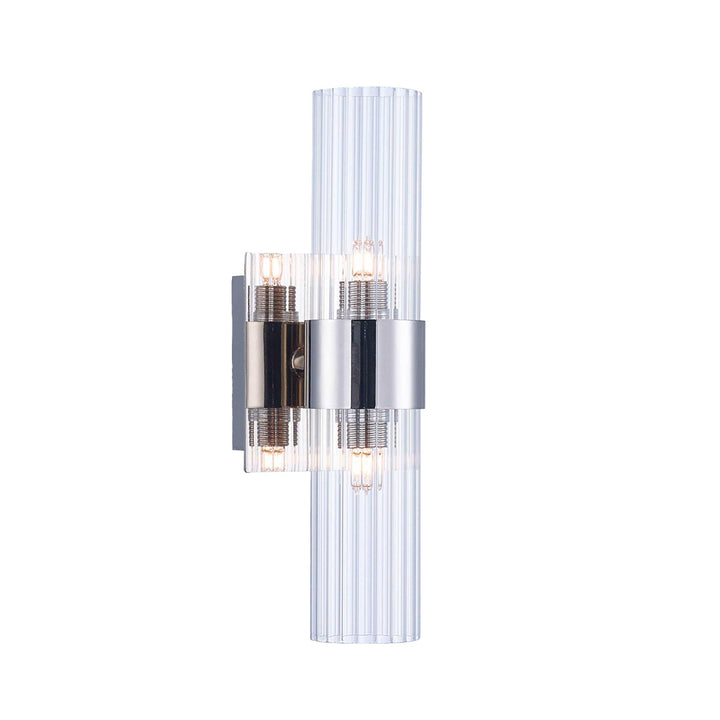 Provincial Collection Wall Sconce - Polished Nickel - H:25cm - Designer Chandelier Australia