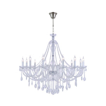 Load image into Gallery viewer, Bohemian Brilliance LARGE 12 Arm Single Tier Chandelier - Chrome
