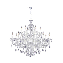 Load image into Gallery viewer, Bohemian Brilliance LARGE 18 Arm Two Tier Chandelier - CHROME
