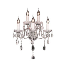 Load image into Gallery viewer, Bohemian Elegance Five Arm Wall Light Sconce - CHROME
