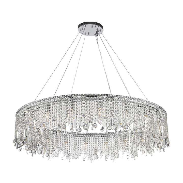 Harmony Ring Chandelier - W:120cm - Chrome