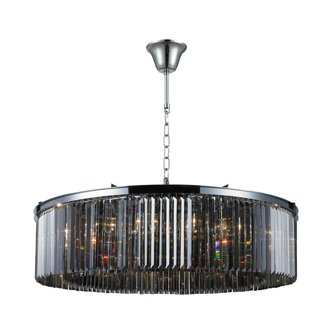 Odeon (Oasis) Open Ring Chandelier- Smoke Finish - W:110cm