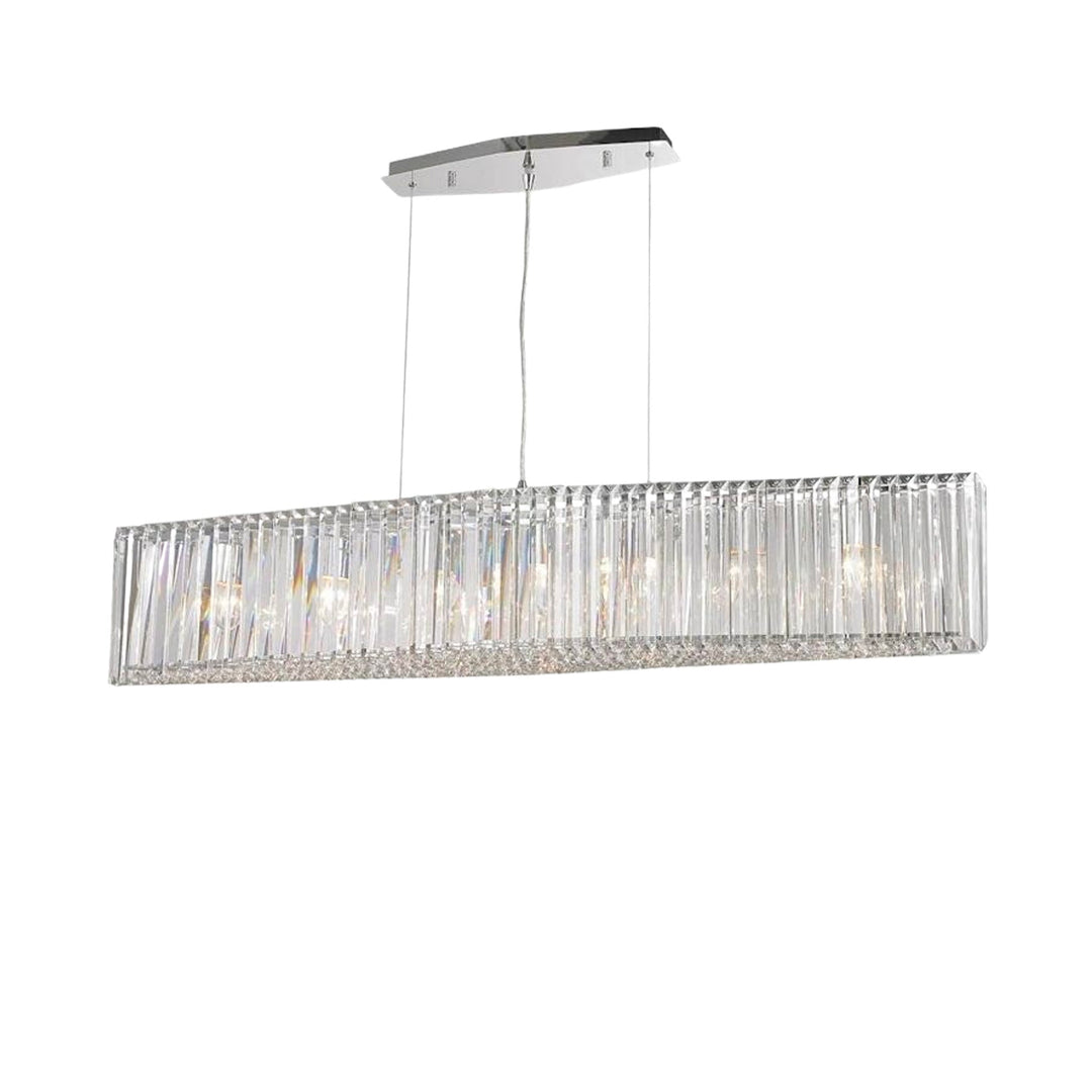 Crystocia - Modular GEO Bar Light - 120cm - Chrome - Designer Chandelier Australia