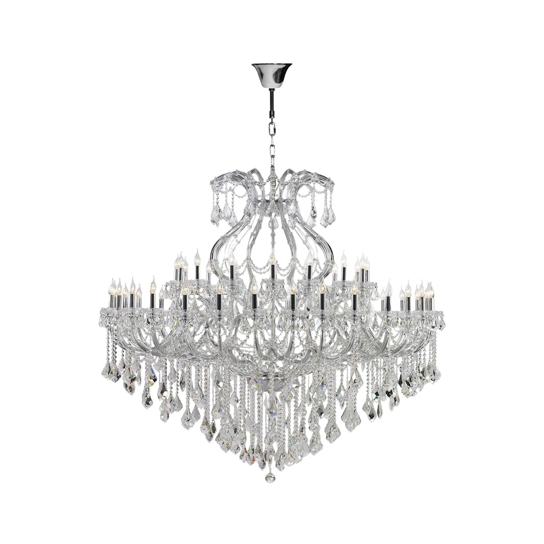 Maria Theresa Crystal Chandelier 48 Light- CHROME - Designer Chandelier Australia