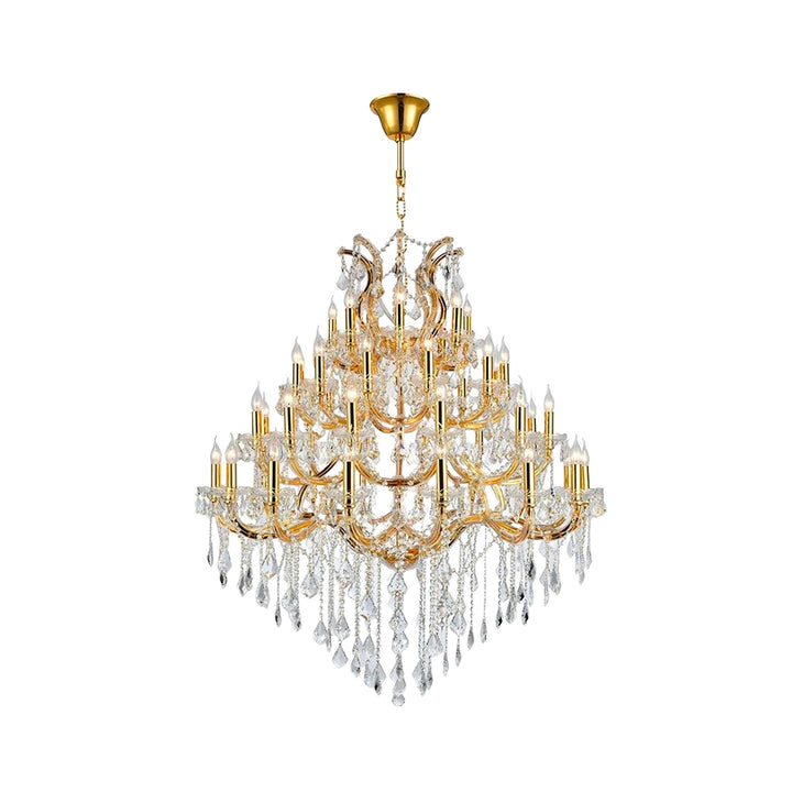 Maria Theresa Crystal Chandelier Grande 48 Light- Gold