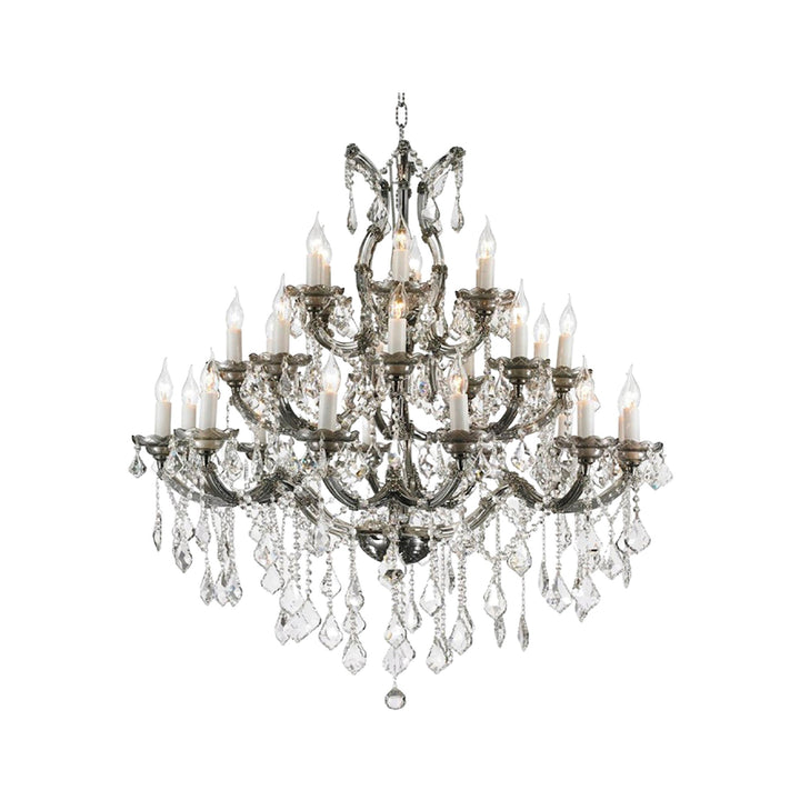 Maria Theresa Crystal Chandelier Grande 28 Light - Smoke - Designer Chandelier Australia