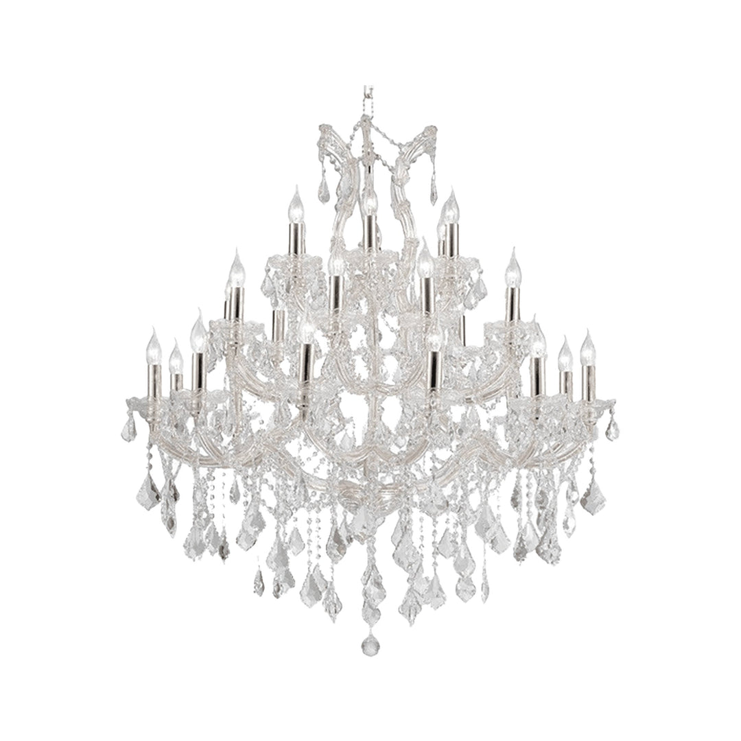 Maria Theresa Crystal Chandelier Grande 28 Light - CHROME - Designer Chandelier Australia