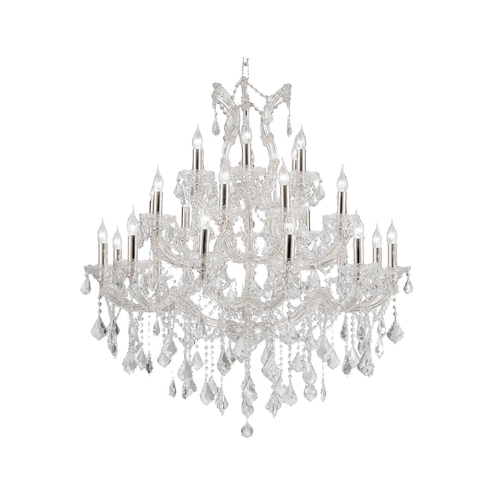 Maria Theresa Crystal Chandelier Grande 28 Light - CHROME - Designer Chandelier Australia