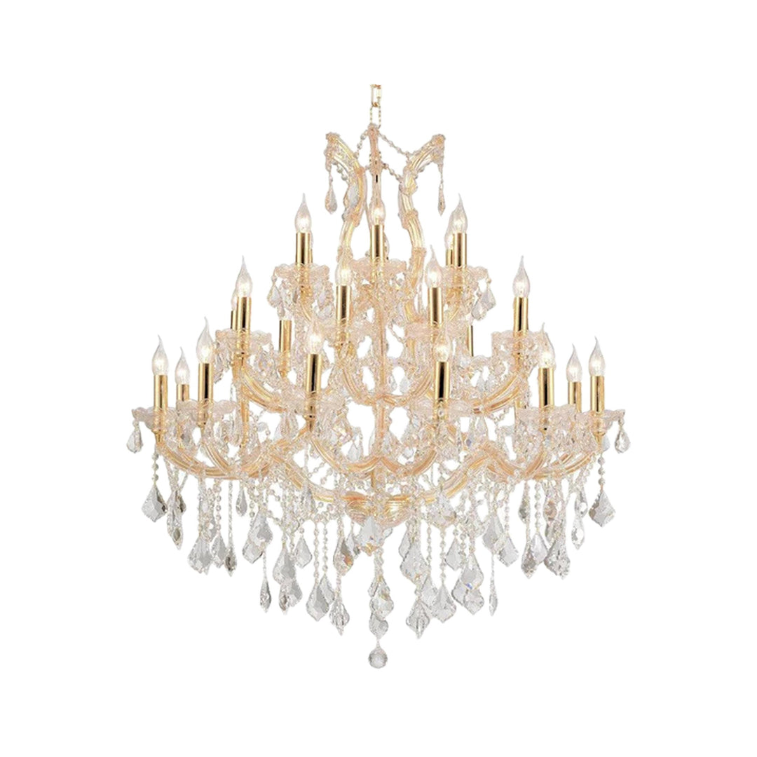 Maria Theresa Crystal Chandelier Grande 28 Light - GOLD - Designer Chandelier Australia