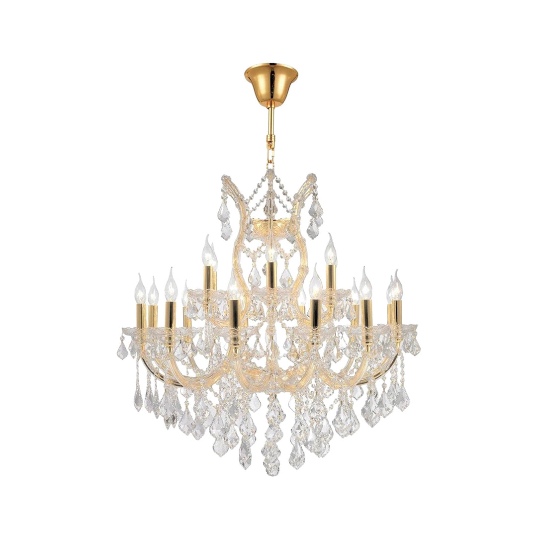 Maria Theresa Crystal Chandelier Grande 19 Light - GOLD - Designer Chandelier Australia
