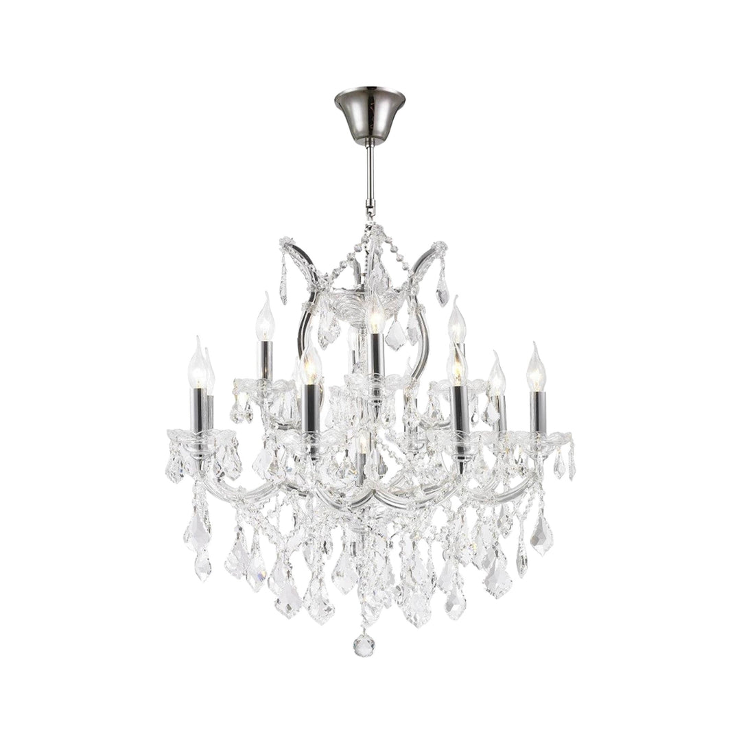 Maria Theresa Crystal Chandelier Grande 13 Light - CHROME - Designer Chandelier Australia