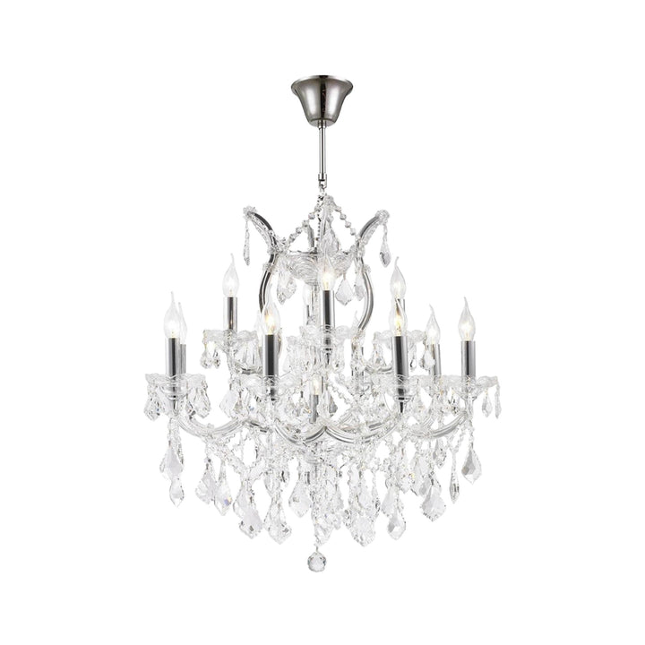 Maria Theresa Crystal Chandelier Grande 13 Light - CHROME - Designer Chandelier Australia