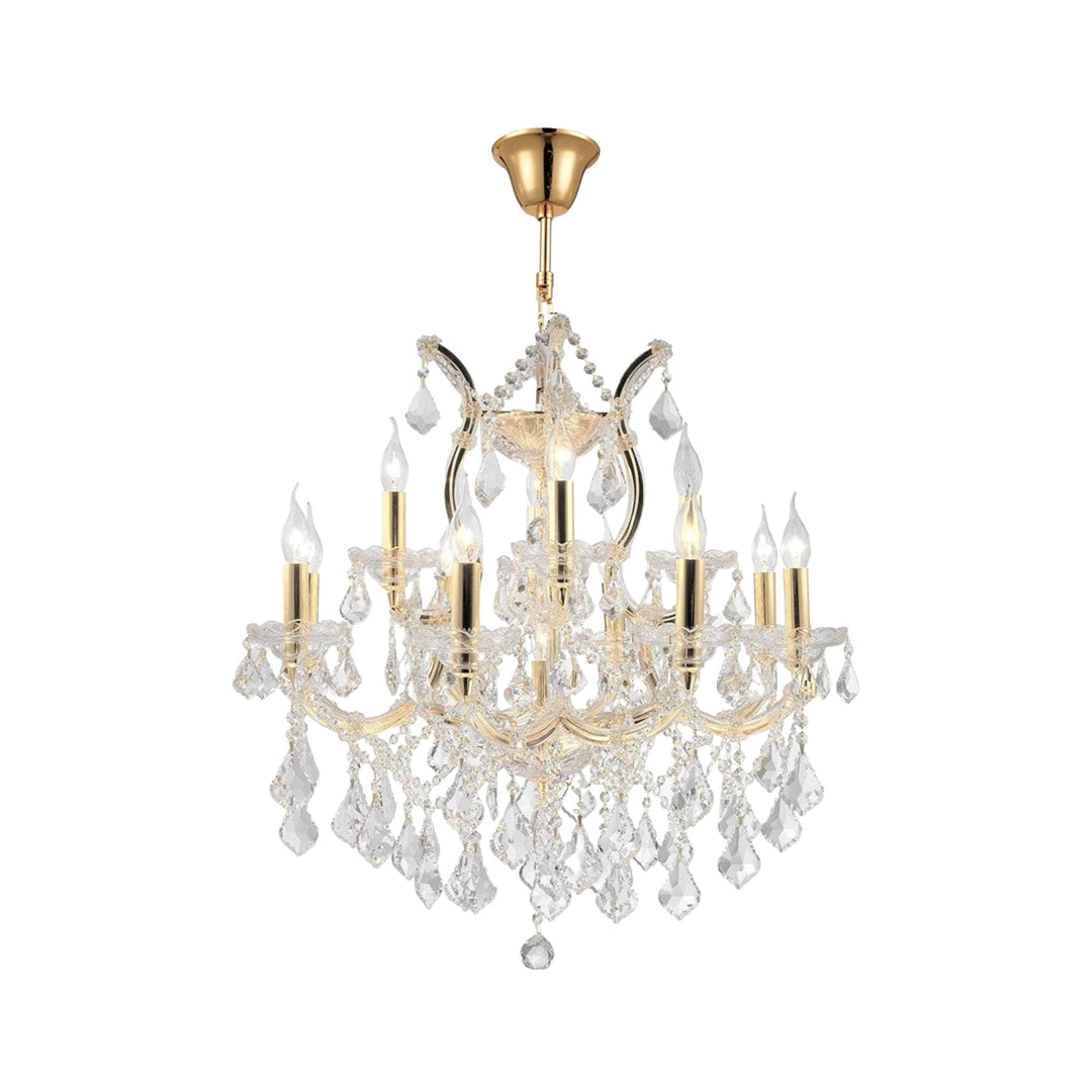 Maria Theresa Crystal Chandelier Grande 13 Light - GOLD - Designer Chandelier Australia