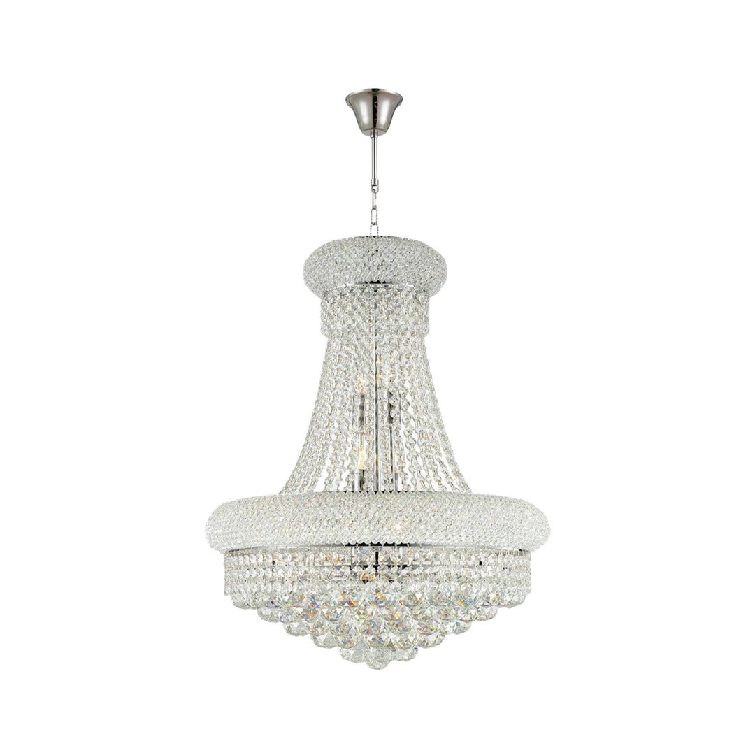Royal Empress Basket Chandelier - CHROME - W:50cm - Designer Chandelier Australia