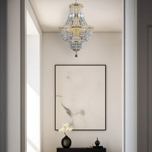 Load image into Gallery viewer, Empress Crystal Basket Chandelier - GOLD 12 Light
