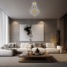 Load image into Gallery viewer, Empress Crystal Basket Chandelier - GOLD - 15 Light
