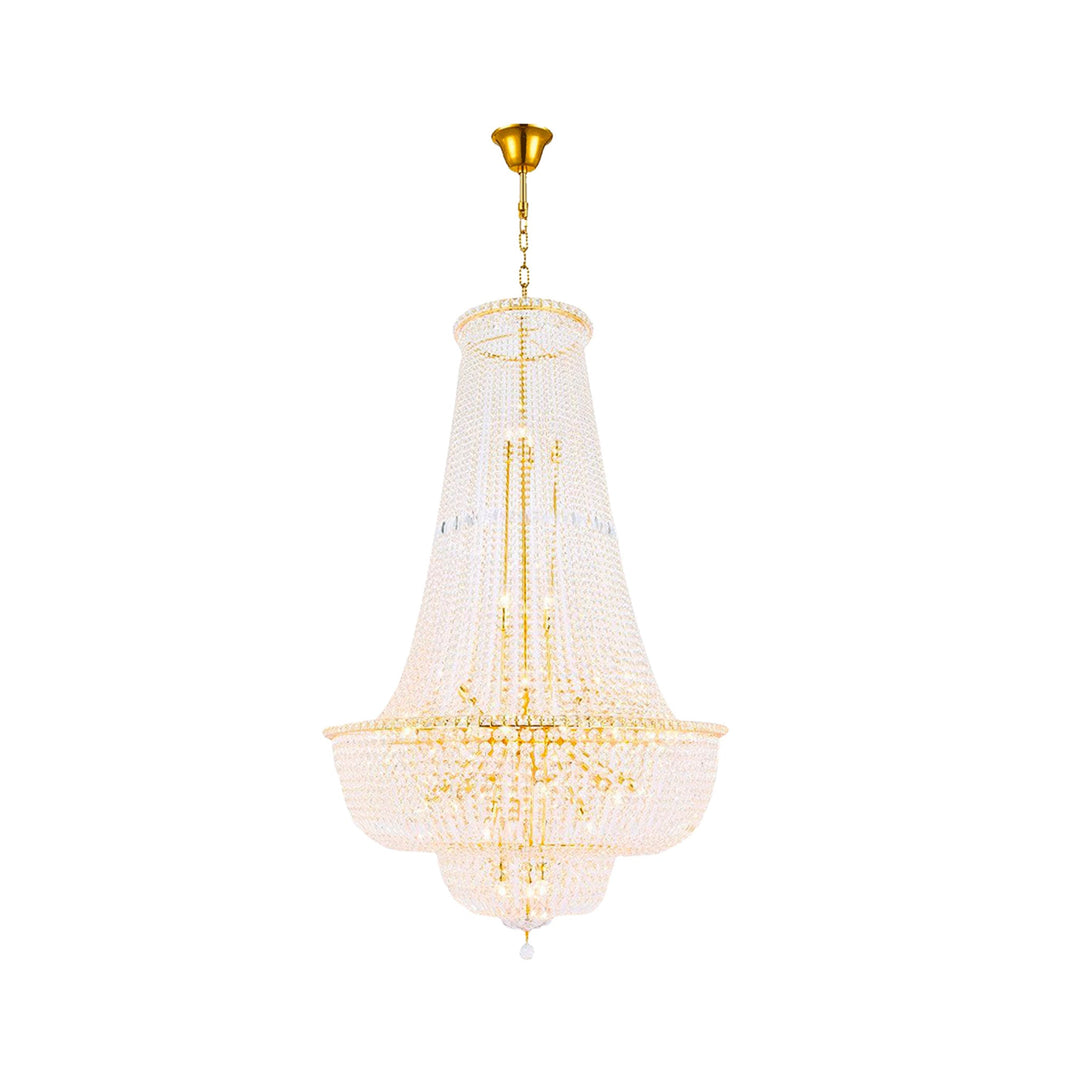 Empress Crystal Basket Chandelier - GOLD - 45 Light - Designer Chandelier Australia