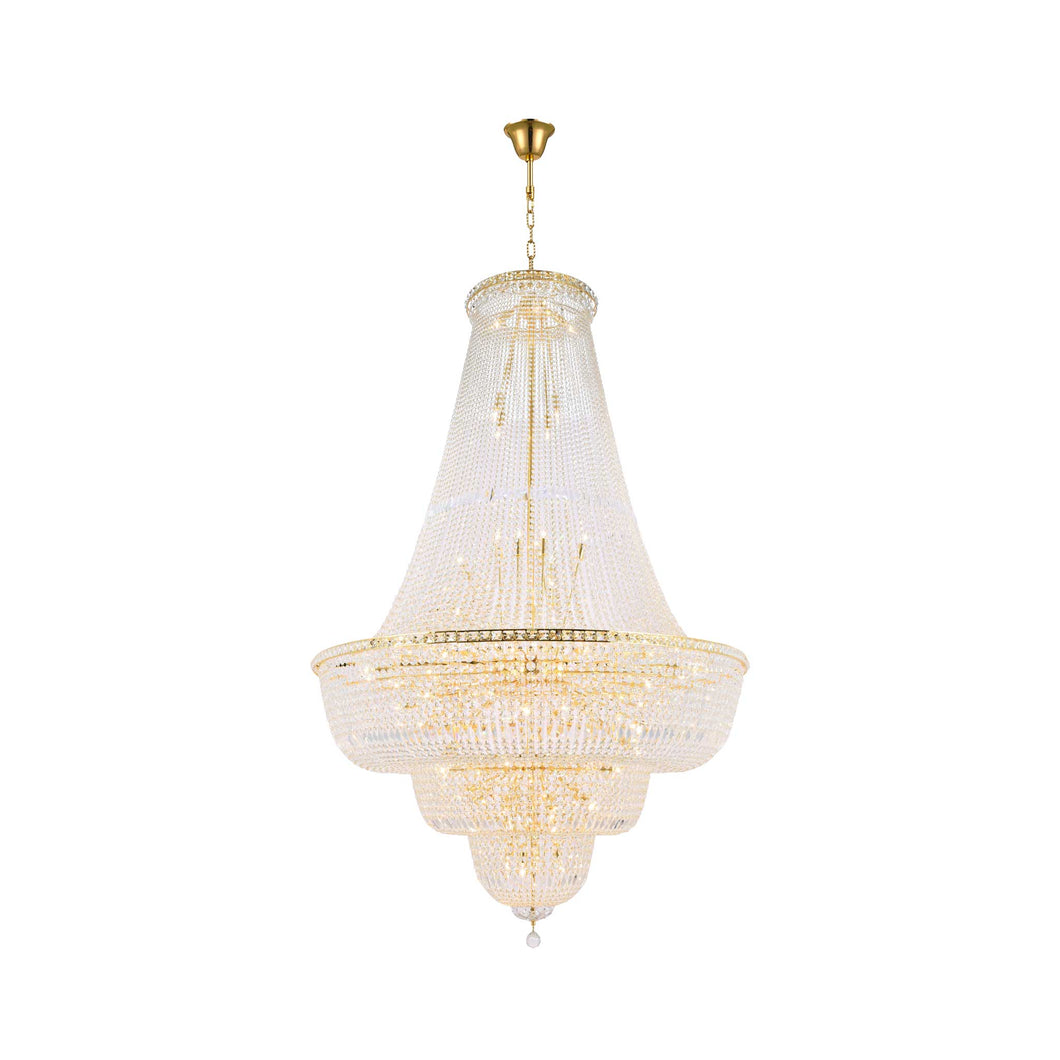 Empress Crystal Basket Chandelier - GOLD - Lights: 76