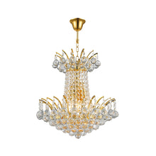 Load image into Gallery viewer, Cascading Empress Chandelier - 4 Light Gold - W:40cm (BH2)
