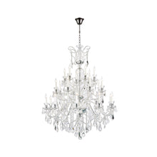 Load image into Gallery viewer, Bohemian Prague 24 Light Crystal Chandelier - CHROME
