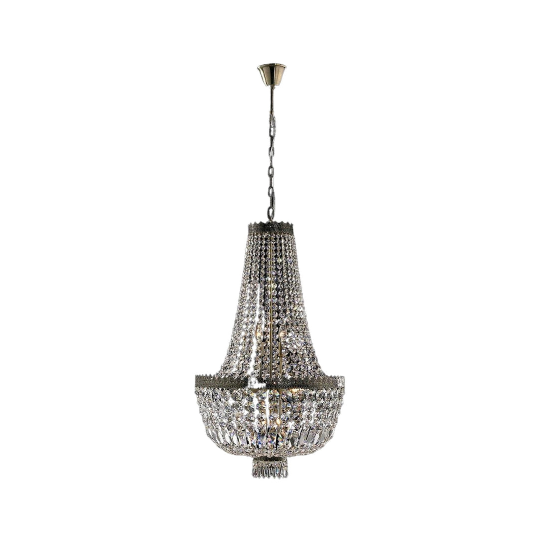 Royal French Basket Chandelier - Antique Bronze - 8 Light - Designer Chandelier Australia