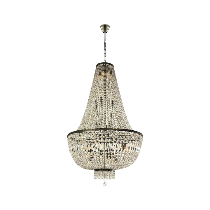 French Basket Chandelier - Antique Bronze - 80cm by 130cm - Designer Chandelier Australia