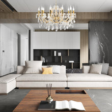 Load image into Gallery viewer, Maria Theresa Crystal Chandelier Grande 10 Light - GOLD
