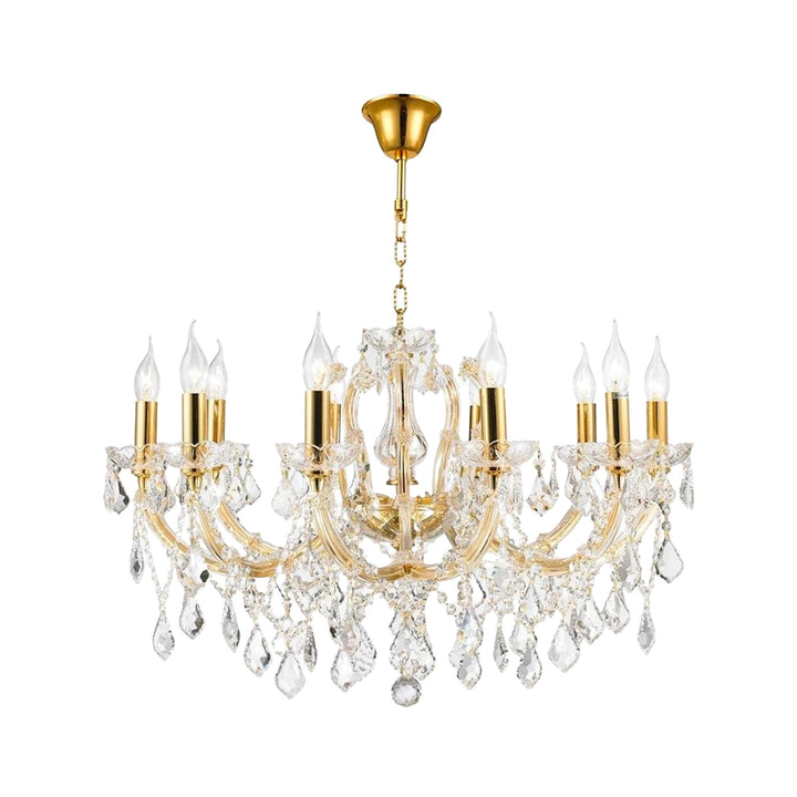 Maria Theresa Crystal Chandelier Grande 10 Light - GOLD - Designer Chandelier Australia