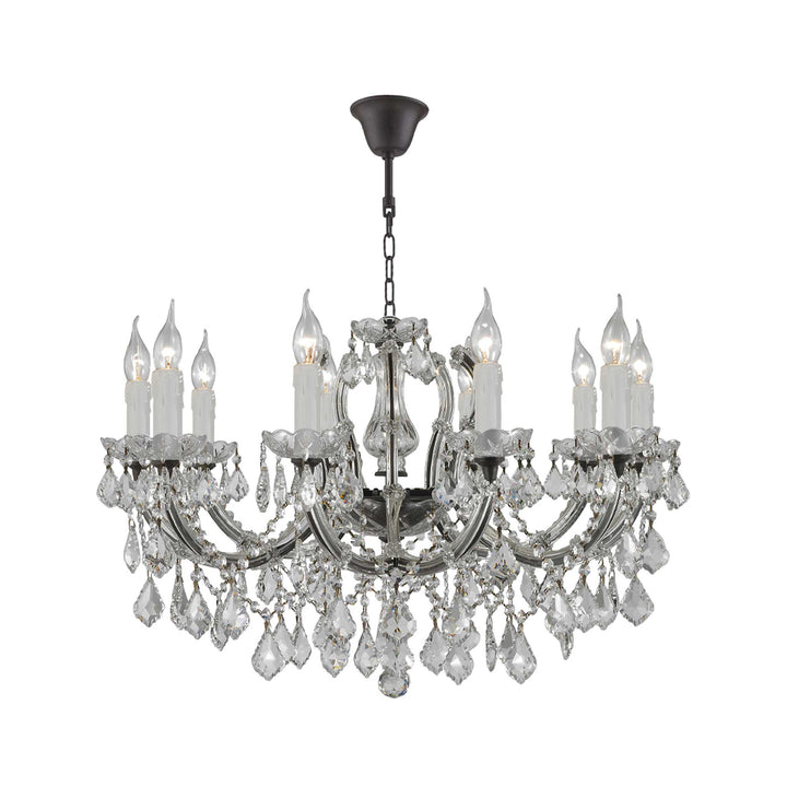 Maria Theresa Crystal Chandelier Grande 10 Light - RUSTIC - Designer Chandelier Australia