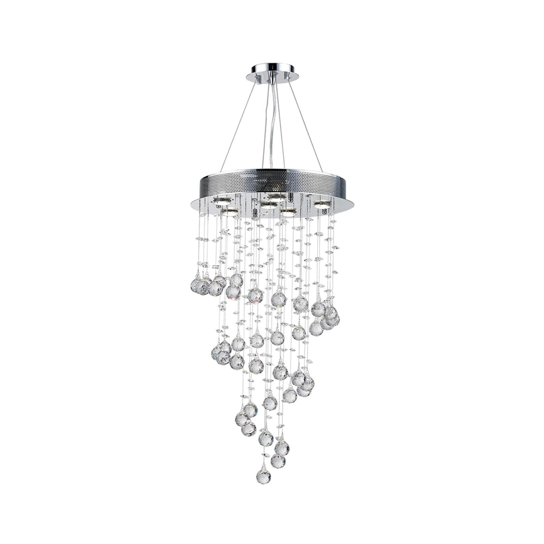 Contemporary Spiral LED Chandelier - W:46cm H:90cm