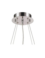 Load image into Gallery viewer, Modular 3 Tier Crystal Pendant - Round - Chrome Fixtures
