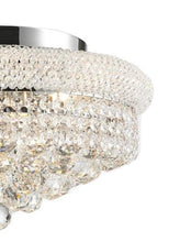 Load image into Gallery viewer, Royal Empress Flush Mount Basket Chandelier - Chrome - W:40cm
