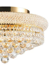 Load image into Gallery viewer, Royal Empress Flush Mount Basket Chandelier - GOLD - W:40cm
