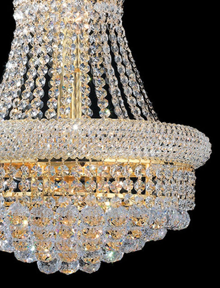Royal Empress Basket Chandelier - Gold - W:40cm