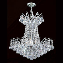 Load image into Gallery viewer, Cascading Empress Chandelier - 4 Light Chrome - W:40cm - Designer Chandelier 
