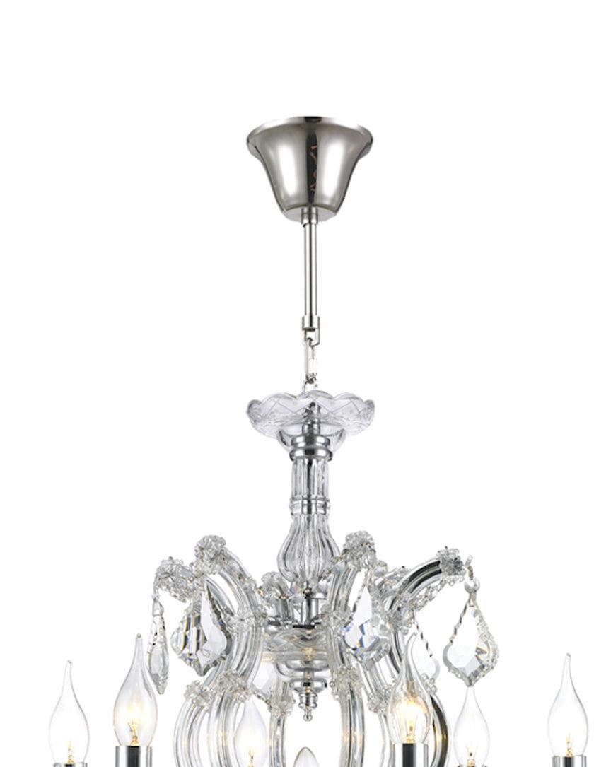 Maria Theresa Crystal Chandelier Grande 7 Light - CHROME - Designer Chandelier Australia