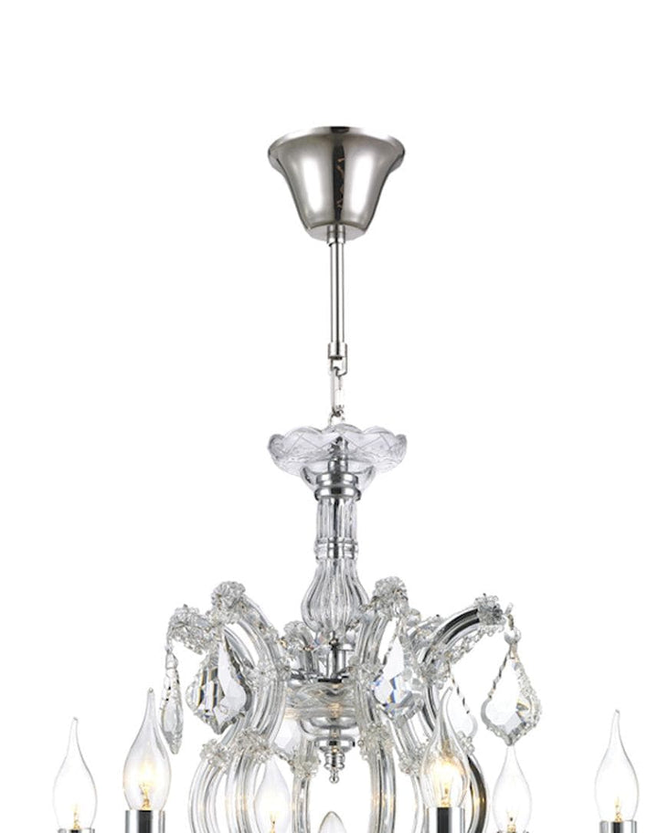 Maria Theresa Crystal Chandelier Grande 7 Light - CHROME - Designer Chandelier Australia