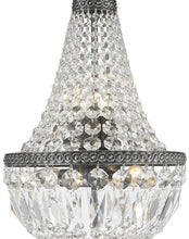 Load image into Gallery viewer, French Basket Chandelier - Antique SILVER - 5 Light
