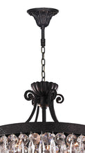 Load image into Gallery viewer, Florence Basket Chandelier - Flemish Brass Finish- W:40cm H:50cm

