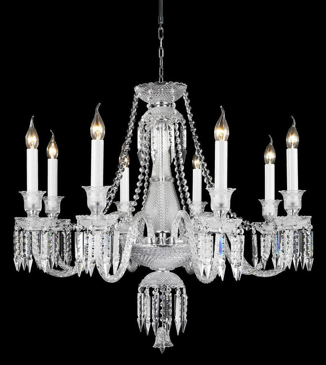 Buckingham Chandelier - 8 Arm - Chrome