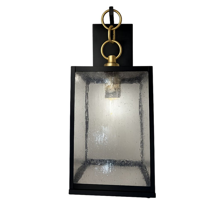 Dome Collection - 1 Light - Wall Sconce - Gold Paint & Matte Black - H:44cm