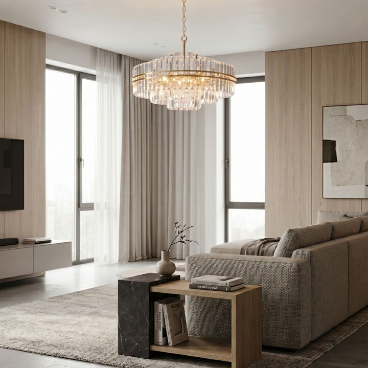 Ashton Collection - Chandelier - Gold Plated - W:80cm