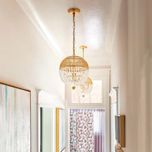 Load image into Gallery viewer, Fiona Collection - Antique Gold Chandelier - gold-1
