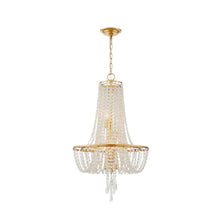 Load image into Gallery viewer, Bailey Collection - Gold Basket Chandelier - gold-1
